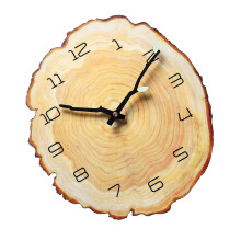 Horloge rustique pour cuisine, horloge décorative en-14 pouces