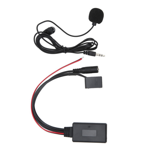 Car Stereo Microphone Bluetooth 5.0 Technology High Fidelity Audio Bluetooth AUX Module Support MP3 Format, Easy Installation ABS Material Wide 2