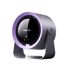 Silent USB Charging Circulation Fan - Compact Wall-Mounted Electric Fan for Bedroom & Office, Pink 18x12x20.5cm