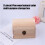 Solid Wood Jewelry Case Carved Flower Design Delicate Display-S 7