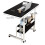 Adjustable Height Mobile Rolling Computer PC Laptop Over Bed Desk Overbed Desk 3