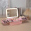 Stylish Cosmetic Case Wing Design Rings Light and-White 5