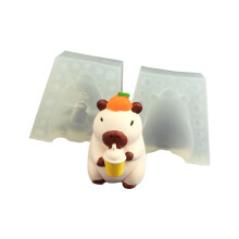 Joli moule en Silicone Capybaras pour la cuisson artisanale-1