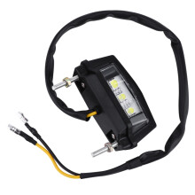 LED Motorcycle License Plate Light Waterproof Energy Saving Easy Install Rear Lamp Long Lifespan