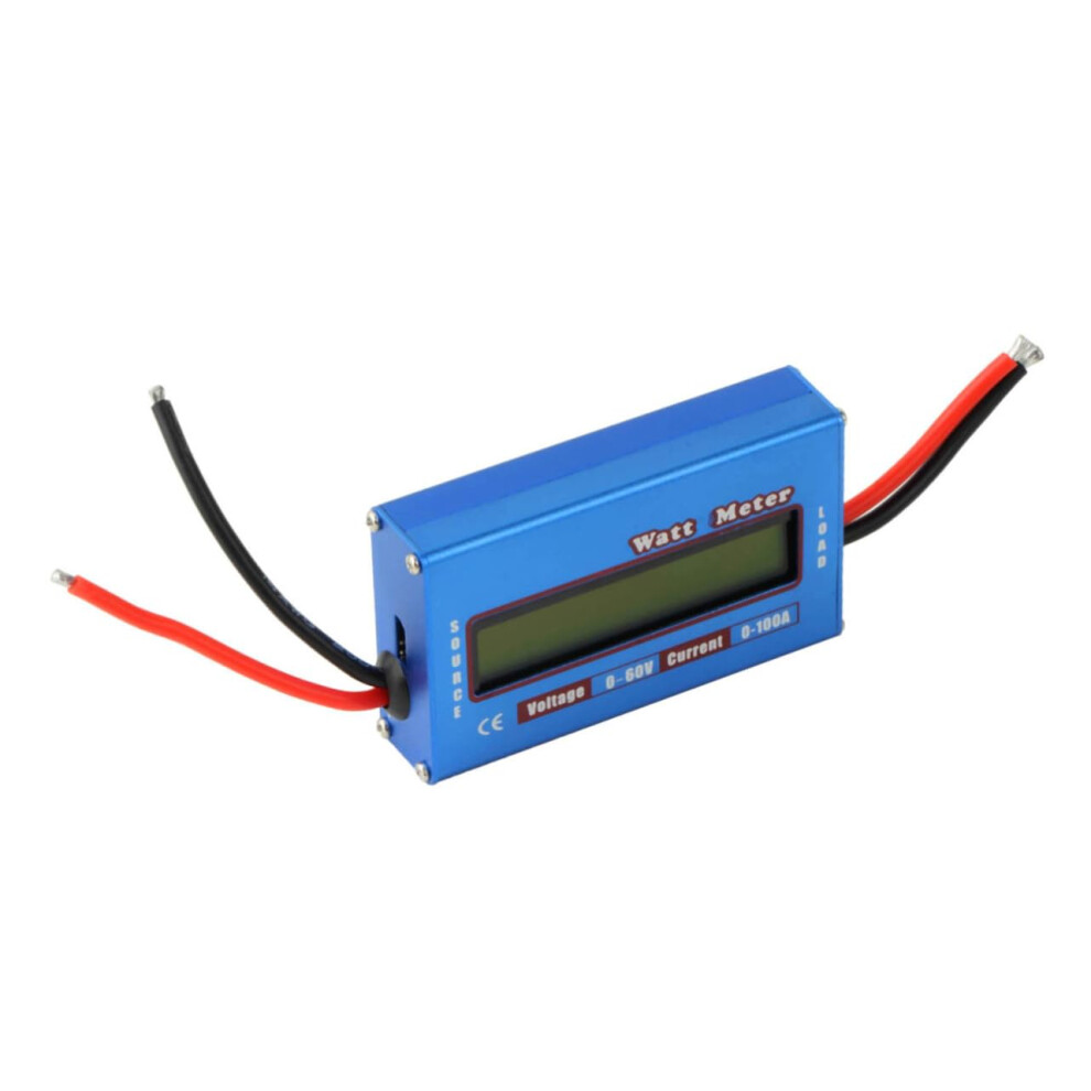 100A Lcd Rc Watt Meter Battery Power Analyzer With Realtime Monitoring For 1248V Systems 9365049495677
