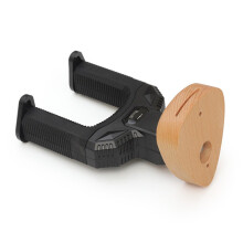 Guitar Wall Mount with Auto Lock and Scratch Wood Base for Acoustic Electric Ukulele Violin