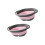 Expandable Sink Colander Nonslip Base Pastas Strainer-Pink 1