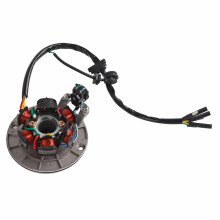 Ersatz-Magneto-Stator-Schwungrad-Rotor-Kit für Dirt Bikes, Plug & Play, korrosionsbeständig, hitzebeständig, langlebig, einfache Installation,