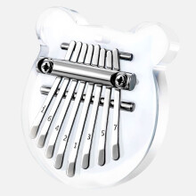 Mini-Kalimba-Daumenklavier, tragbares, exquisites Fingerinstrument aus Massivholz, zuverlässige Qualität für Anfänger, mit Aufhängeseil, Mini-Si