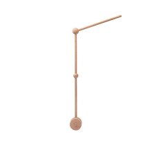 Universal Mounting Wooden Baby Mobile Crib Holder, Eco-Friendly Organic Wood with Hanging Holes for Decor, Gender Neutral Design for Fits Most Cribs