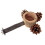 Stable Bird Parrot Standing Perch Parrot Training Stand With Feeding Cup Interactive Pinecone Style Bird Cage Perch 1