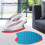 SiliconeIronRestMat, Αντιολισθητική Θερμοασπίδα για Σίδερα, 26,5cm(Μ) X14cm(Π), Αντοχή σε Υψηλή 3