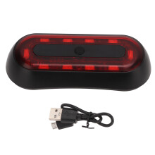 Lumină spate pentru frână de bicicletă cu lumini LED de înaltă luminozitate, micro USB reîncărcabilă, baterie cu durată lungă de viață,