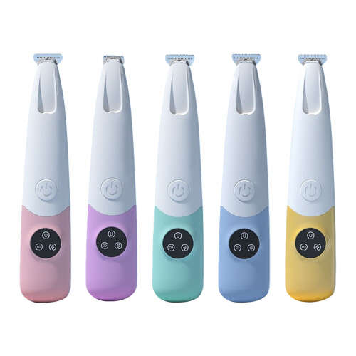 Tondeuse électrique silencieuse de cheveux de-Violet clair 1