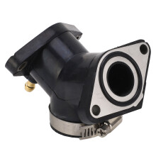 Adaptador de admissão de carburador para motocicleta Yamaha V Star 250XV250Route66. Conector de borracha e metal. Aumenta o torque e a potência.