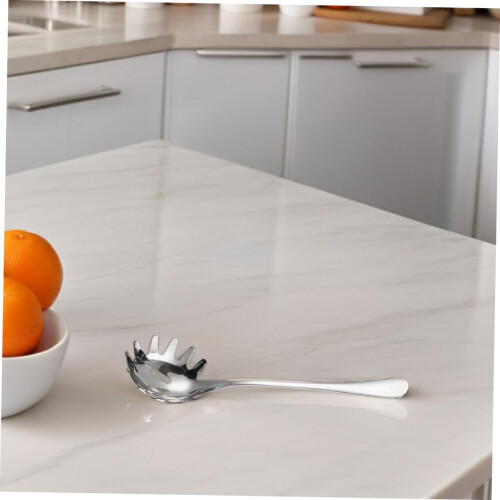 2pcs Stainless Steel Pasta Server Spaghetti Serving Spoon Easy Clean MultiPurpose Kitchen Utensil 2