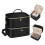 Sac de rangement de vernis à ongles Double couche, sangle-Noir 2