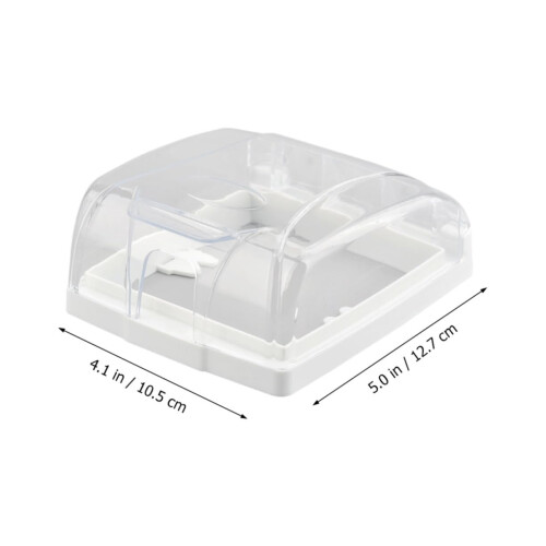 Waterproof Socket Cover with SelfAdhesive Installation for Bathroom Light Switch Protection Box 1