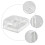 Waterproof Socket Cover with SelfAdhesive Installation for Bathroom Light Switch Protection Box 3