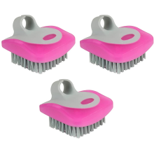 Adorable Fruit Vegetable Brush, Kitchen Gadgets Set with Ergonomic Finger Grip, Non-slip Effortless Cleaning for Various Fruits, Vegetables, and Table