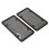 Patented Design Novelty Plate Covers w/ Solid Material, Unbreakable Protector 4 Clear Bubble Design License Plate Frame, Waterproof & Sunscreen 4 4