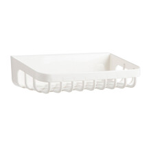 Wall Mounted Suction Cup Organizer Foldable Design Bathroom Storage Shelf Space Saving Sturdy And Durable Easy To Install For Toilet Kitchen Bedroom