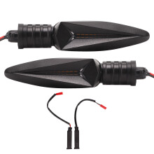 LED-Motorradblinker, dynamisches Lauflicht, sequenzielles Blinken in Gelb und Blau, wasserdicht, 12 V DC, einfache Montage, integrierter