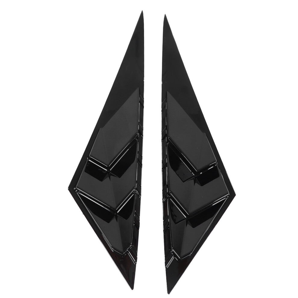 Rear Air Vent Window Louver 4 10Th Gen Civic, 1:1 Data Mold Production Premium Abs Louvers W/ Unique Appearance & Easy Installation 9139052808171