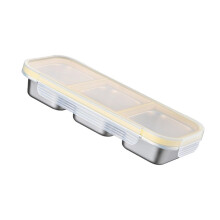 Durable Stainless Steel Meal Preparation Box Multi-Yellow 3
