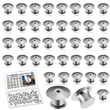 Support de fixation confortable pour Ă©pingles de cravate, Ă©pingles de revers, Ă©pingles d'uniforme, apprĂŞts de bijoux, fermoirs mĂ©talliques Ă