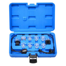Noid Light Test Kit, Fuel Injector Tester Tool Noid Light Set, Fuel Light Fuel Injector Tester Kit (11-Piece)
