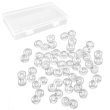 Versatile S Clips For Loom Bracelets, Plastic Connectors For Your Creativity And Imagination, Boosting Practical Skills In Diy Crafts, Suitable For Br