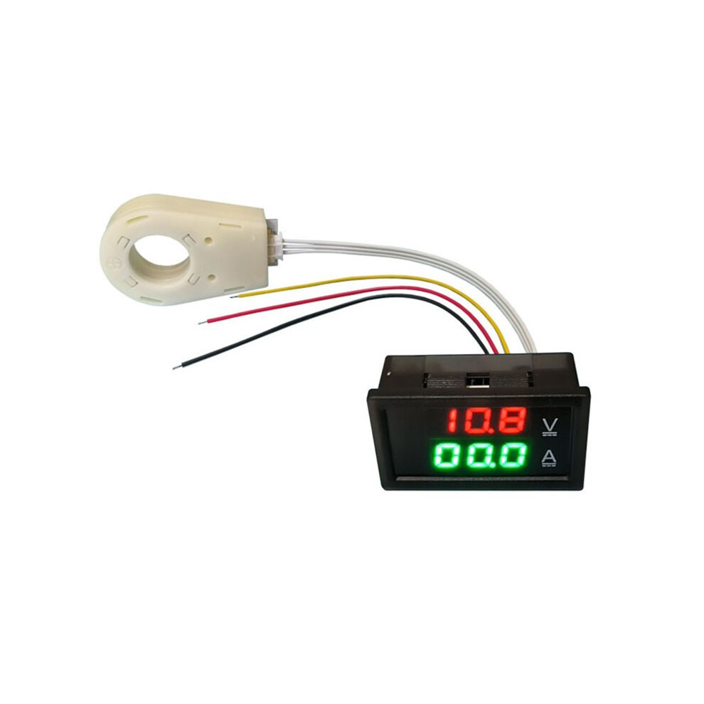 Hall Ammeter Voltmeter 0-300V 200A Battery Monitor Led Digital Current Voltage Meter 12V 24V 36V 48V 60V Car 6131407792688