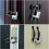 Cabinet Lock,Combination Padlock,Stainless Steel Gym Locker Lock Code Long Adjustable Shackle Lock for School,Gym Silver 7