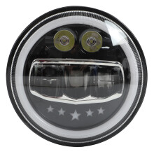 Ceannlampa Gluaisrothair le Halo DRL, Ceannlampa LED Breiseán & Spraoi i bhfad níos gile ná Ceannlampaí Halogen OEM Uiscedhíonach