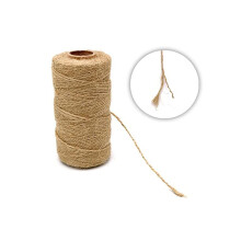 Natural Jute Twine, 100M Length, 1mm Cord For Sustainable Crafts, Gift Wrapping, And Garden Projects. Gentle But Strong, Water-Resistant, And Perfect