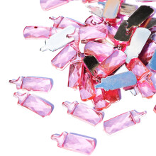 Roze mozaïektegels, knutseldecoratie, 100 stuks, hypoallergeen, superleuke uitstraling voor unieke huisdecoratie en knutselprojecten.