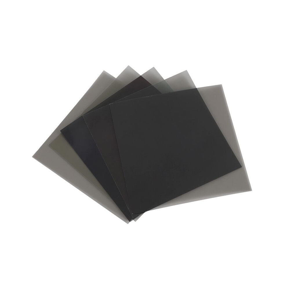 Linear Polarizer Film Lcd/Led Polarized Filter Polarizing Film For Polarization Photograph 10X10cm ,5Pcs No Adhesive 4711681091312