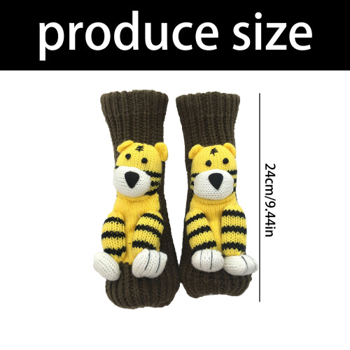 Thermo-Wintersocken mit 3D-Muster, rutschfester Griff,-O 2