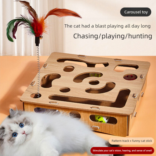 Kognitive Entwicklung Katzen Puzzles-Kommt mit Saugnapf c 2