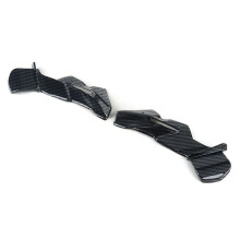 Motorcycle Accessories Front Winglet Spoiler Wing Front Lip Fairing Small Wing for ZX-6R ZX6R Carbon Fiber