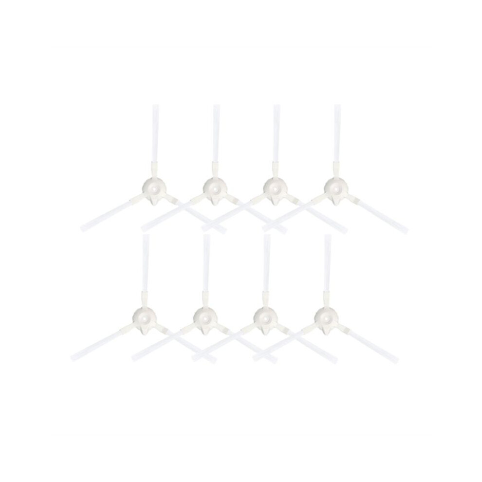 8Pcs Side Brush Replacement Parts For Rowenta X-Plorer Serie 75 Rg7687 / Rr7687wh Robotic Vacuum Cleaner 4712669786480