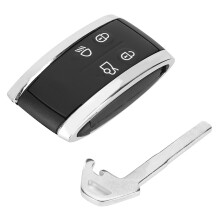 Coque de remplacement pour clé 4 Jaguar XF XKR XK : étui pour télécommande en plastique ABS résistant à l'usure et à la chaleur.