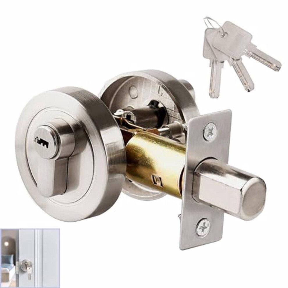 Rely On Zinc Alloy Deadbolt For Optimal Home Security Sturdy And