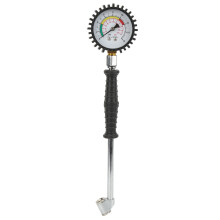 Manomètre et outil de gonflage de pneus 0 à 220 PSI Conception mécanique haute précision Maintien de la lecture après retrait Universel pour