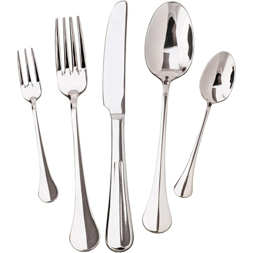 Υψηλής ποιότητας ασημικά, κλασικός σχεδιασμός18_10 Μαχαιροπήρουνα από ανοξείδωτο