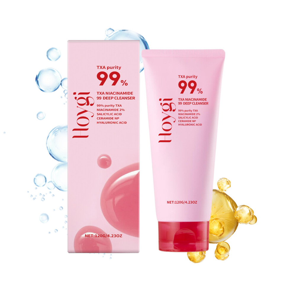 (120g) Facial cleanser, cleans pores, mildly removes acne, cleanses, refreshes, cares and moisturizes