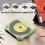 Rechargeable Compact CD Player Built-in HiFi Speakers Bluetooth CD Player LCD Screen CD PlayerPastel Green 4