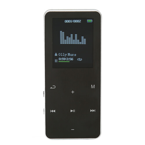 Φορητό MP3 Player με Bluetooth, Ηχογράφηση Φωνής με Οθόνη HD 1,8 ιντσών, HiFi Music Player με Ποιότητα 1