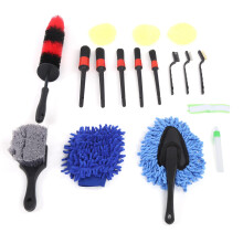 Escova de microfibra para painel de carro com cabo ergonômico, remove poeira sem fiapos, compacta e plana, ideal para limpeza interna e externa de